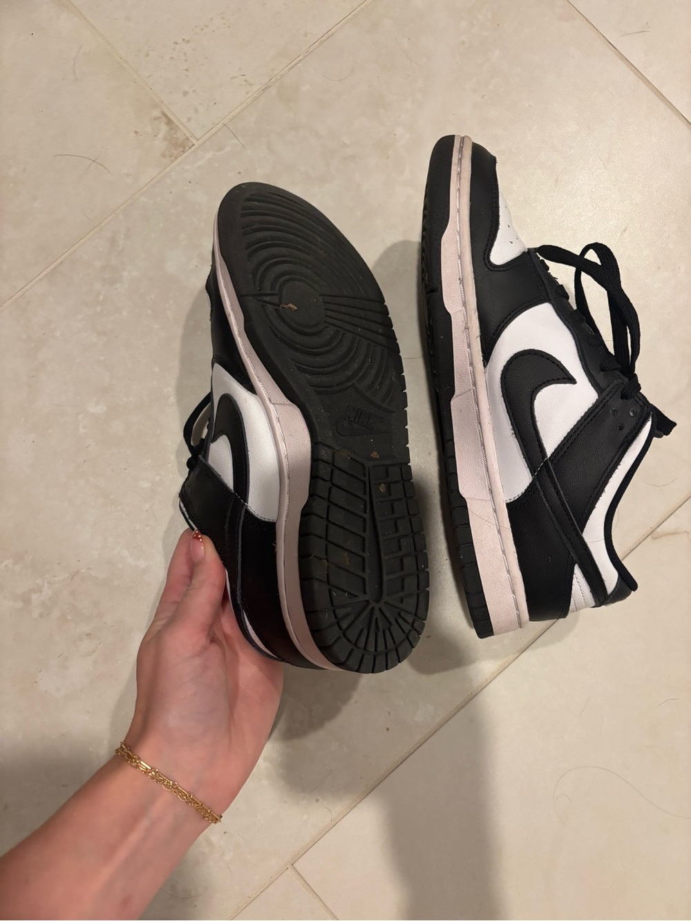 Black and White Low Nike dunks Women's Sneakers
